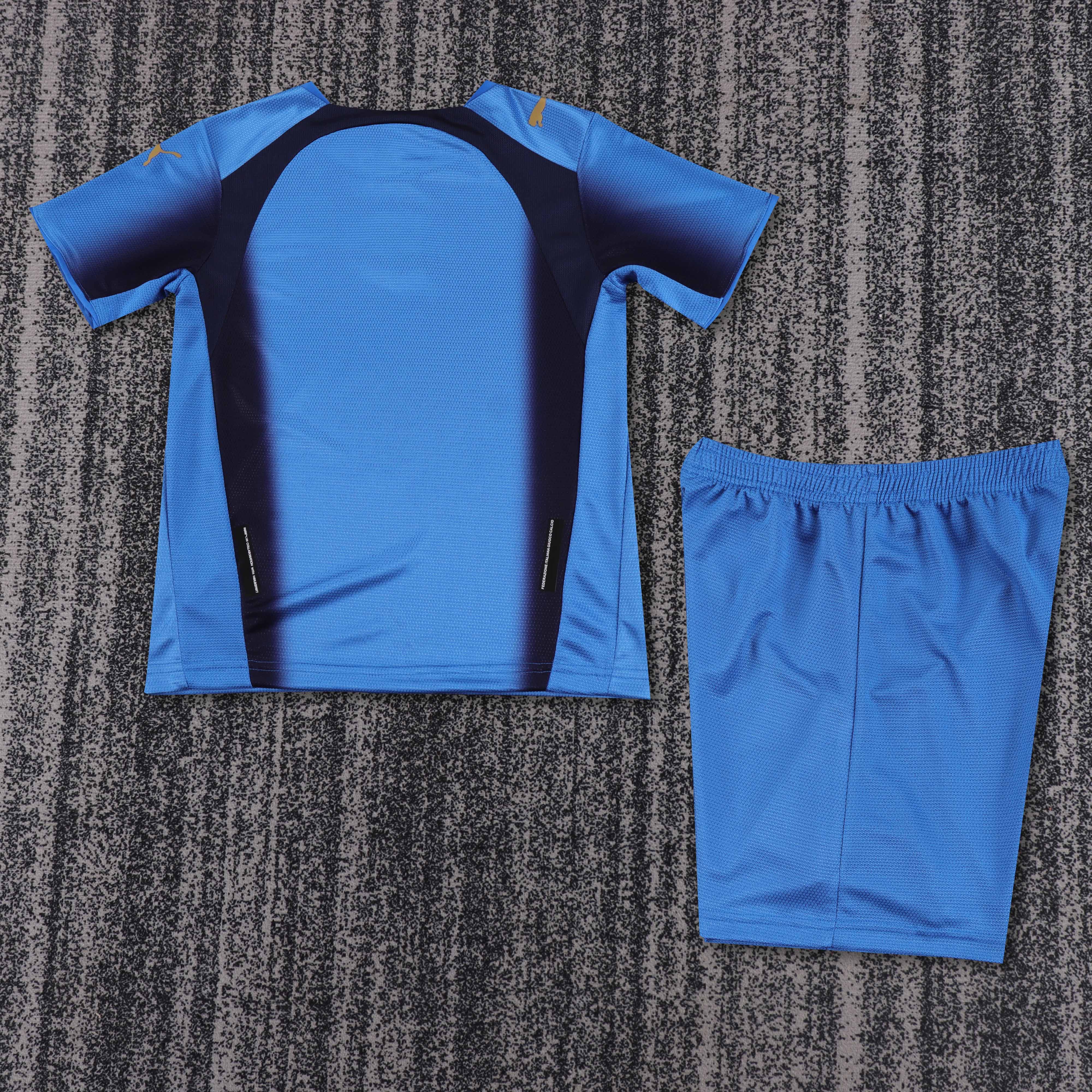 2006 Retro Italien Heim Fußballtrikot 1:1 Thai-Qualität Kindergröße – Bild 2