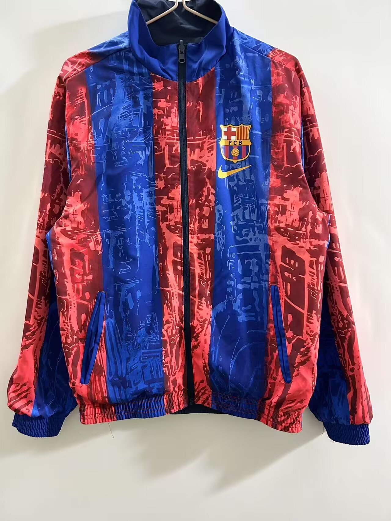2025/2026 Barcelona Reversible Windbreaker Soccer Jersey 1:1 Thai Quality 02 - Image 2