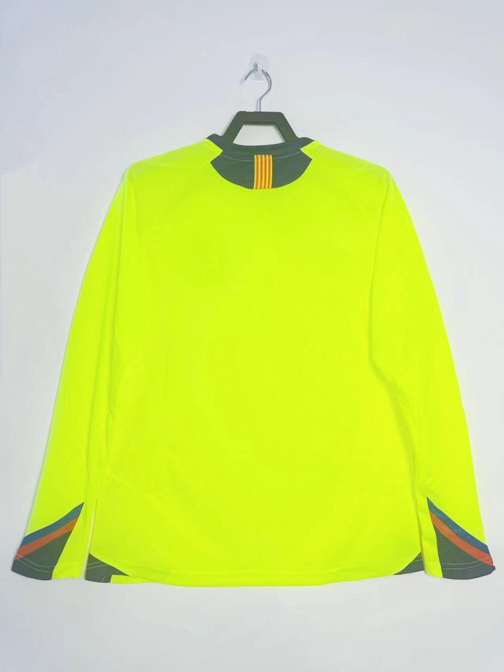 2005/2006 Retro Barcelona Visitante Camiseta de fútbol Manga larga Calidad tailandesa 1:1 - Imagen 2