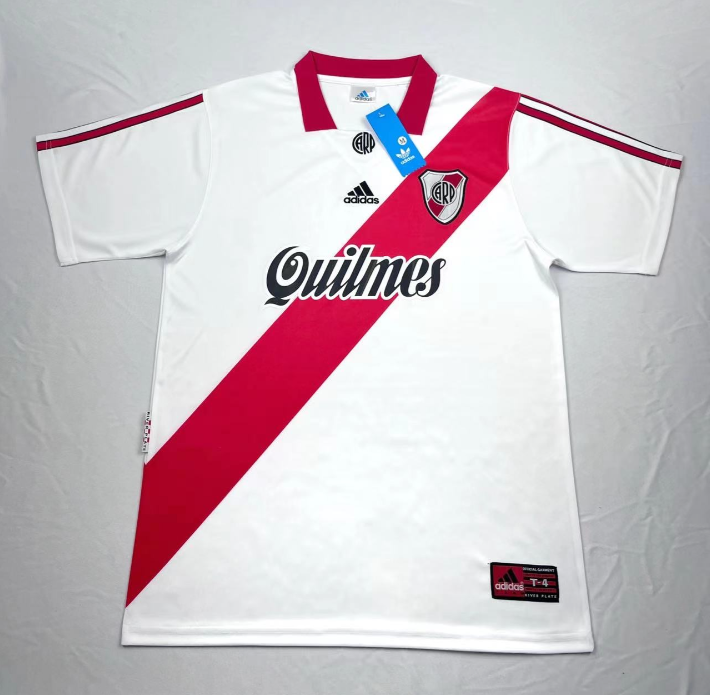 1998/1999 Retro River Plate İç saha Futbol forması 1:1 Tayland kalitesi