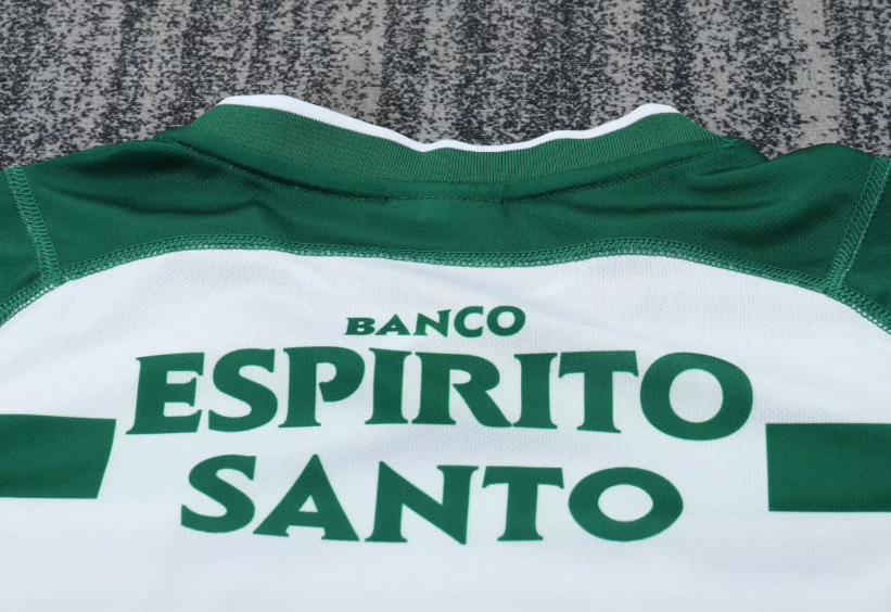 2003/2004 Retro Sporting Lisbon İç saha Futbol forması 1:1 Tayland kalitesi Çocuk bedeni - Görsel 8