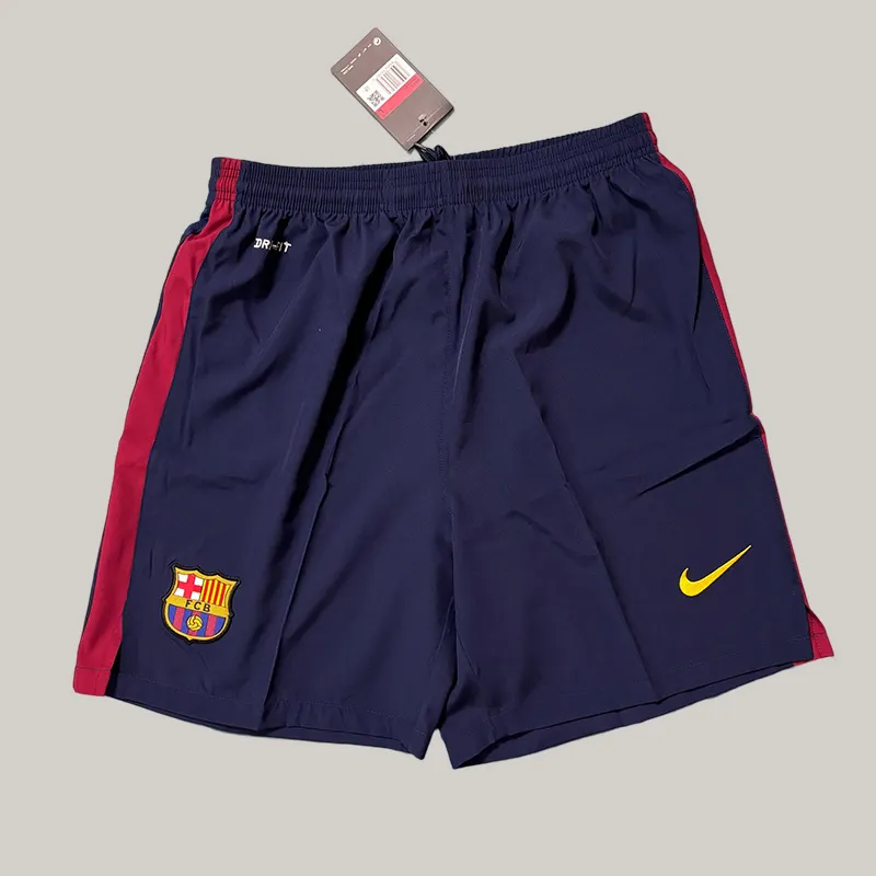 2014/2015 Retro Barcelona Domowa Szorty Jakość tajska 1:1