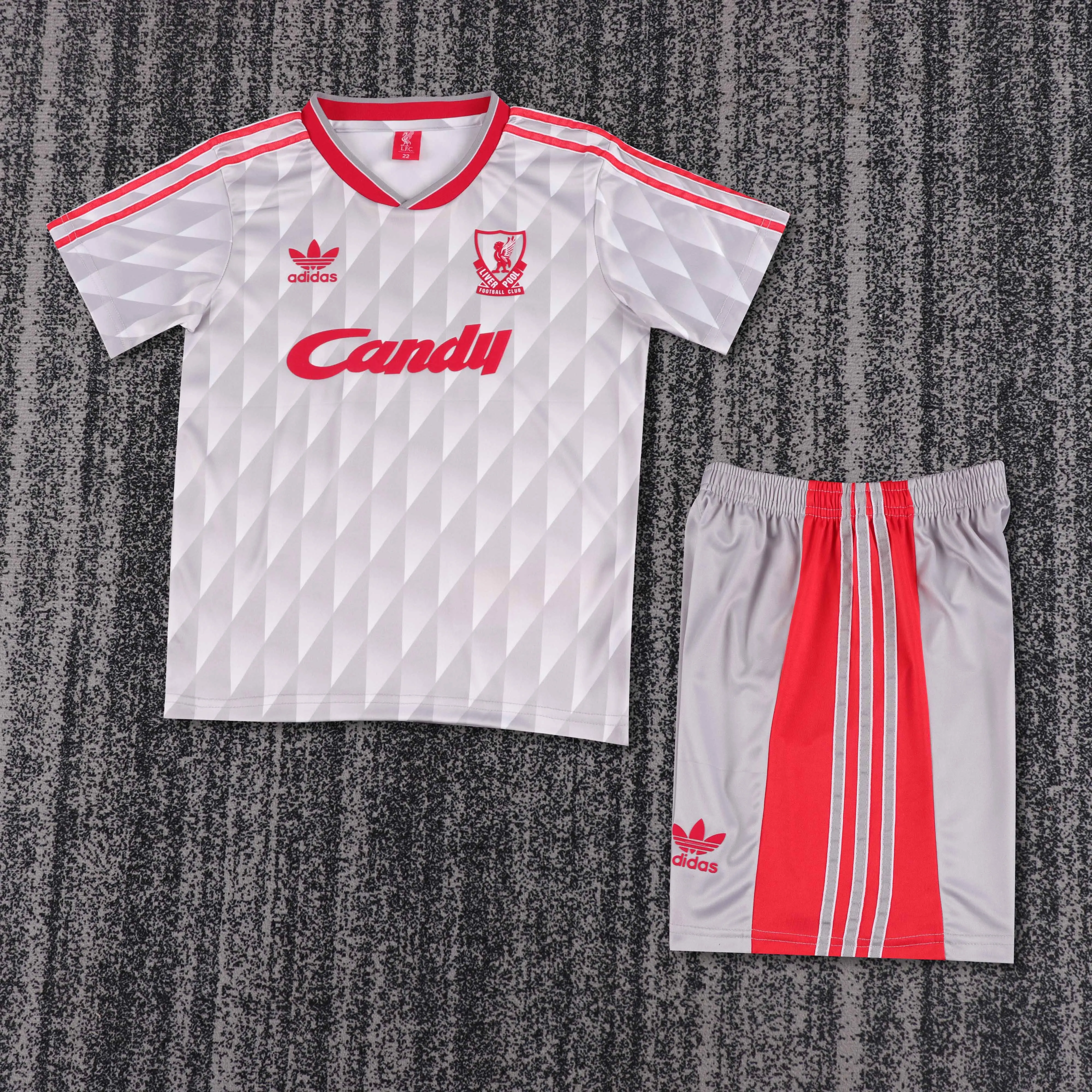 1989-1991 复古 利物浦 客场 足球球衣 1:1 泰版品质 儿童尺码