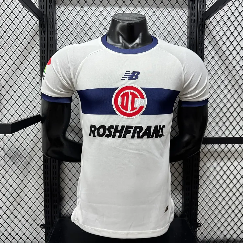 2026/2027 Versión jugador Deportivo Toluca Visitante Camiseta de fútbol Calidad tailandesa 1:1
