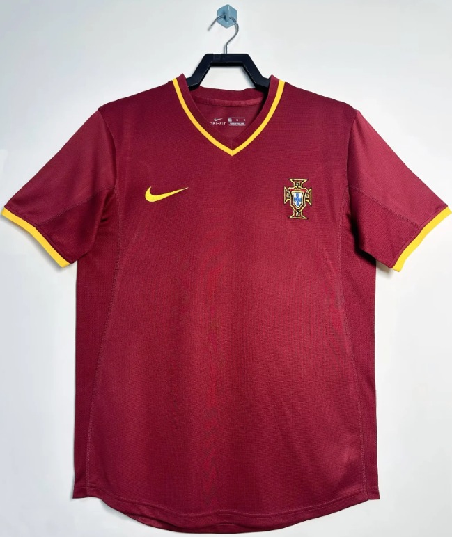 2000 Retro Portugal Heim Fußballtrikot 1:1 Thai-Qualität