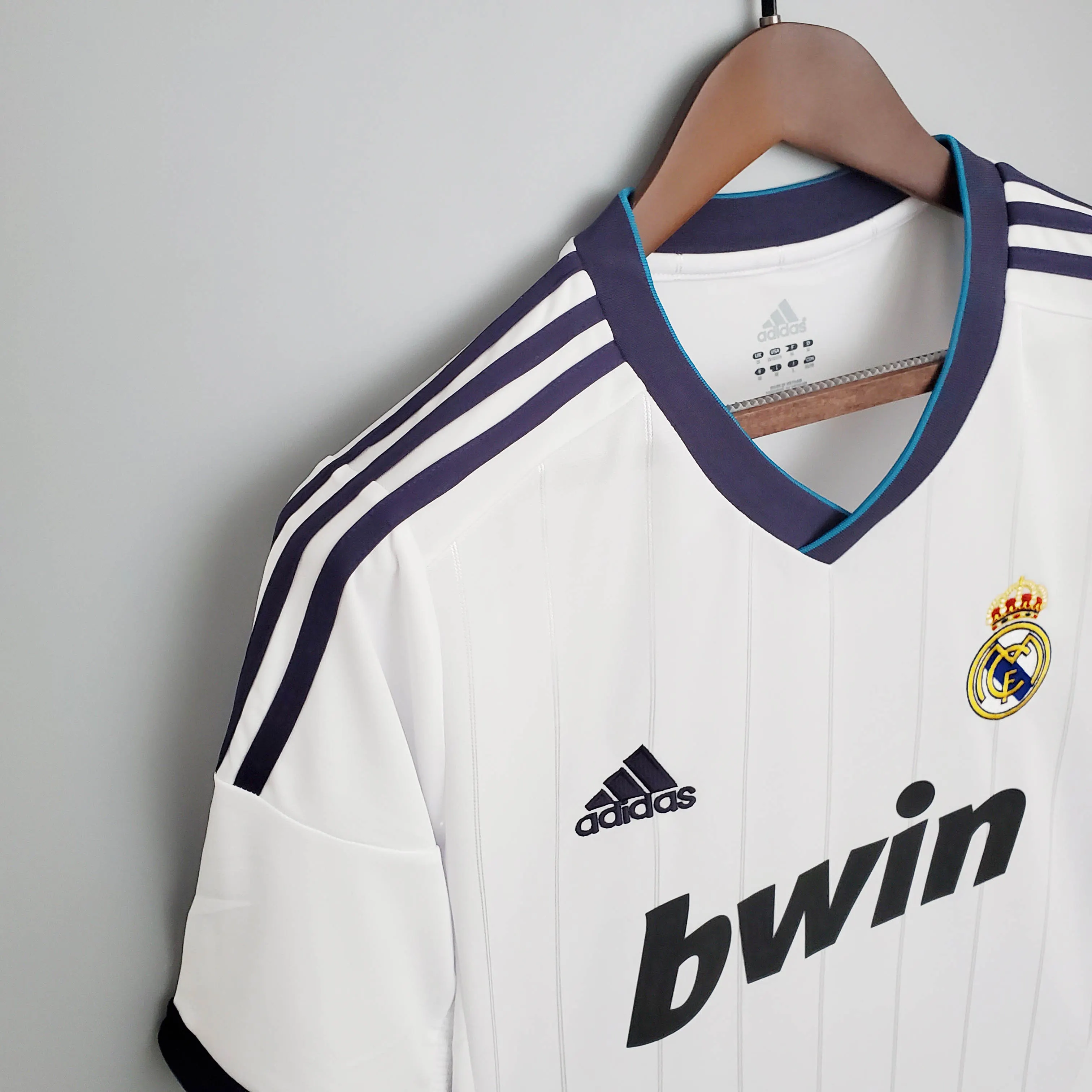 2012/2013 Retro Real Madrid Thuis - Afbeelding 7