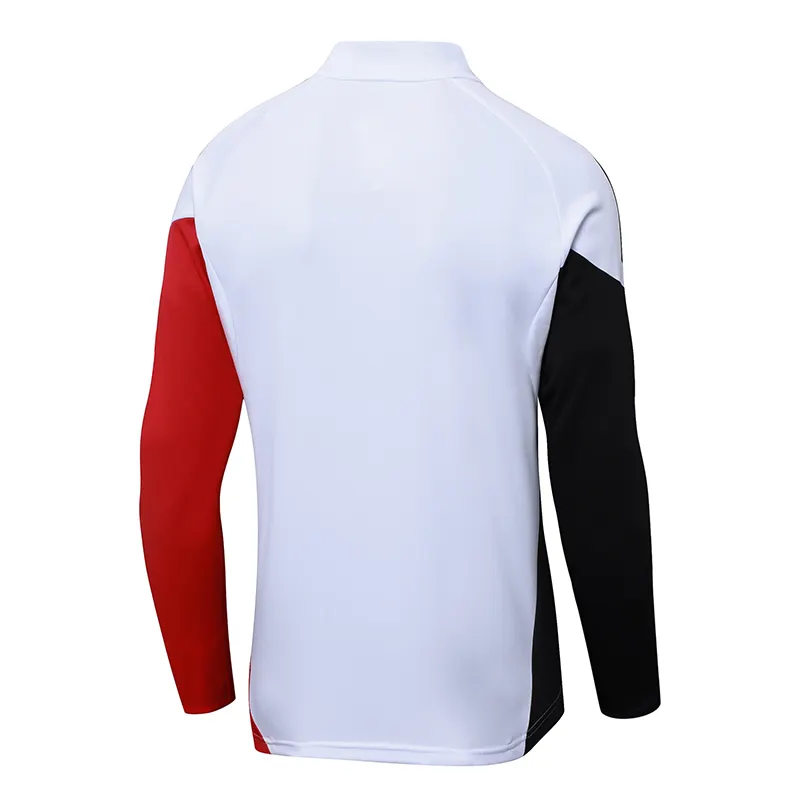 2025/2026 Ajax Half-Pull Training Suit White Football Shirt 1:1 Thai Quality Set - Image 4