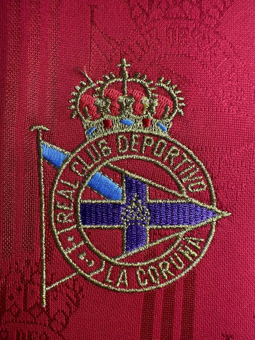 1997-1998 Ретро Deportivo Гостевая Футбольная футболка Тайское качество 1:1 — изображение 6