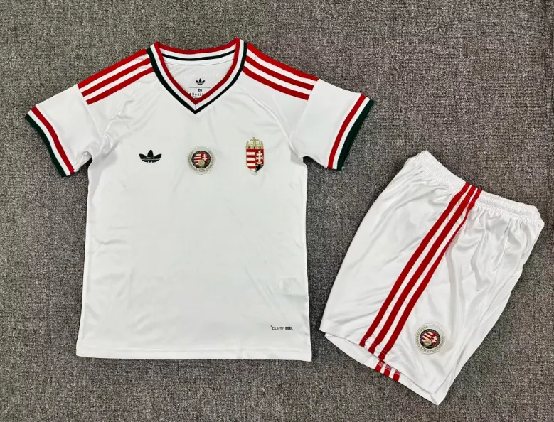 2026 Ungarn Nationalmannschaft Auswärts Fußballtrikot 1:1 Thai-Qualität Kindergröße