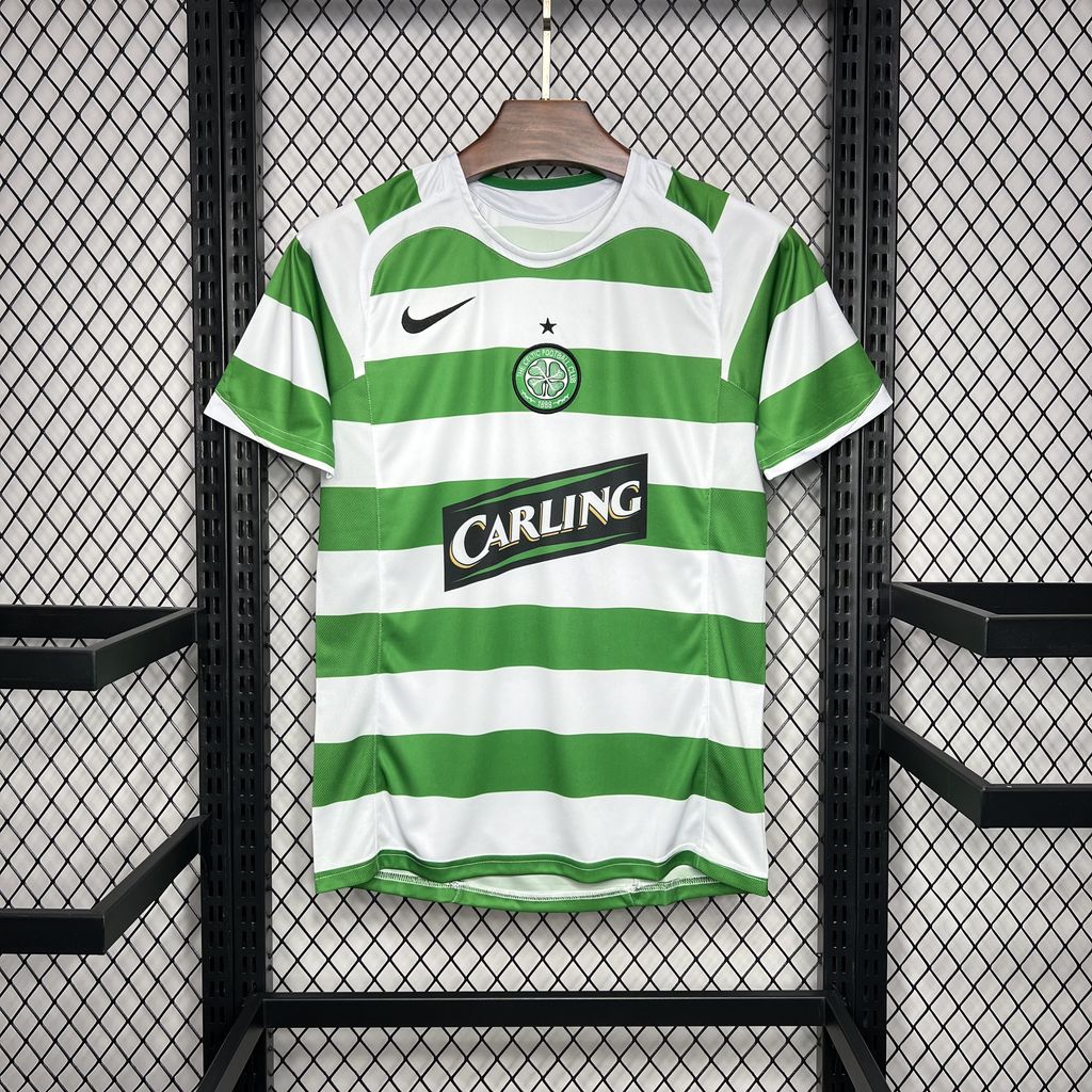 2005/2006 Retrô Celtic Casa Camisa de futebol Qualidade tailandesa 1:1