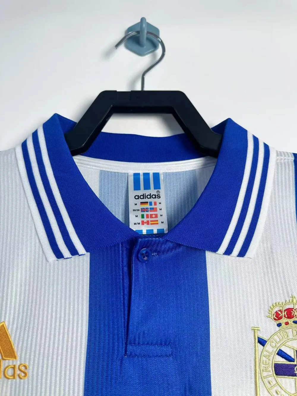 1999-2000 Retro Long Sleeve Deportivo Home Football Shirt 1:1 Thai Quality - Image 3