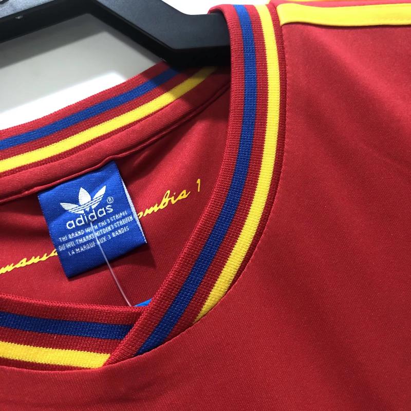 1990 Retro Colombia Away Football Shirt 1:1 Thai Quality - Image 4
