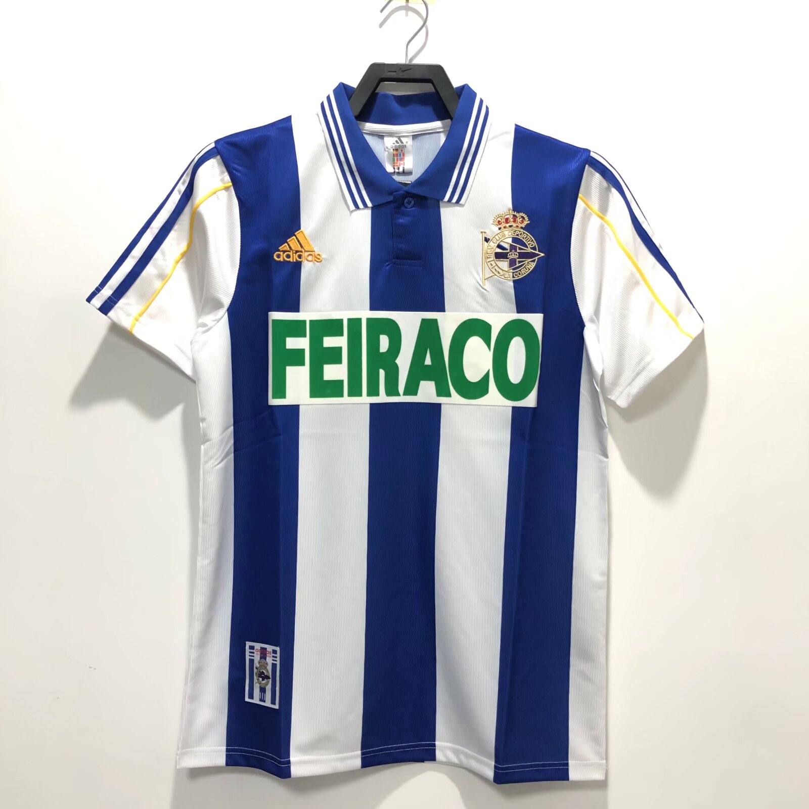 1999-2000 Retro Deportivo Heim Fußballtrikot 1:1 Thai-Qualität