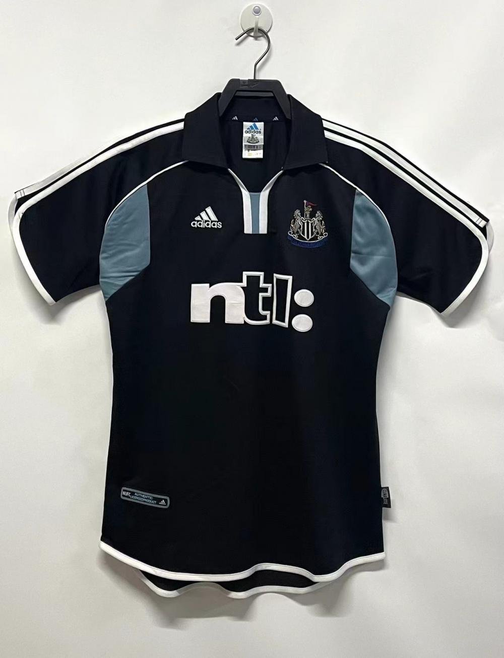 2000-2001 Retro Newcastle United Trasferta Maglia da calcio Qualità thai 1:1