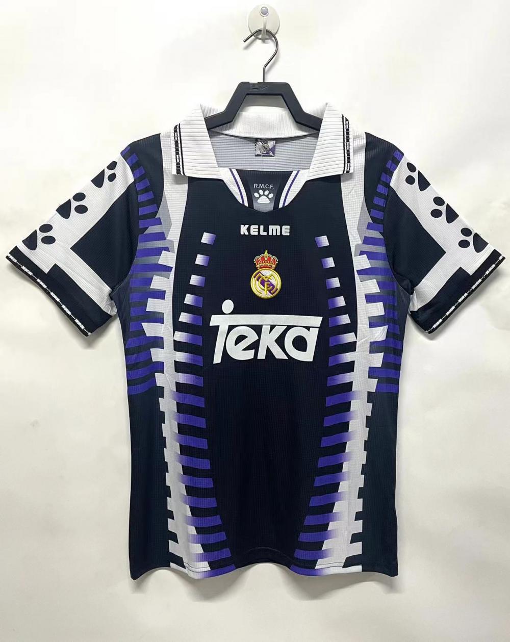 1997/1998 Retro Real Madrid Third Away Football Jersey 1:1 Thai Quality