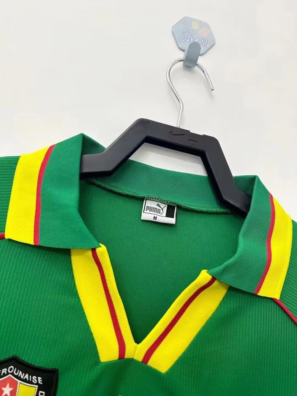 1998-1999 Retro Cameroon Home Football Shirt 1:1 Thai Quality - Image 3