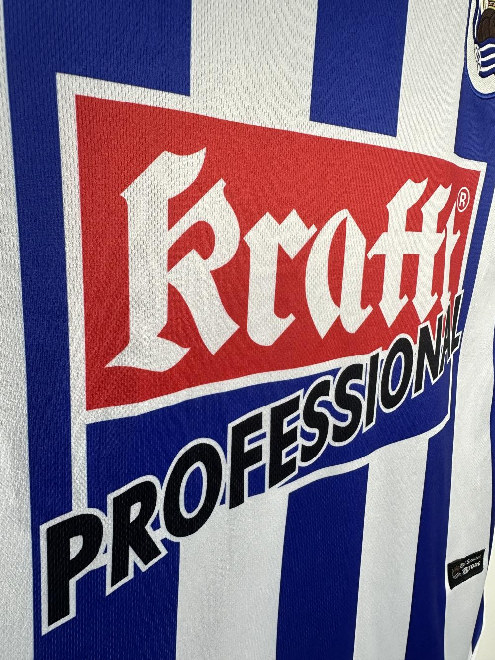 2002-2003 Rétro Real Sociedad Domicile Maillot de football Qualité thaï 1:1 – Image 4