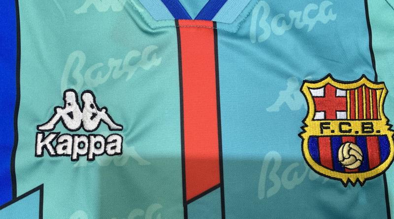1996/1997 Retro Barcelona Uit Voetbalshirt Lange mouw 1:1 Thaise kwaliteit - Afbeelding 3