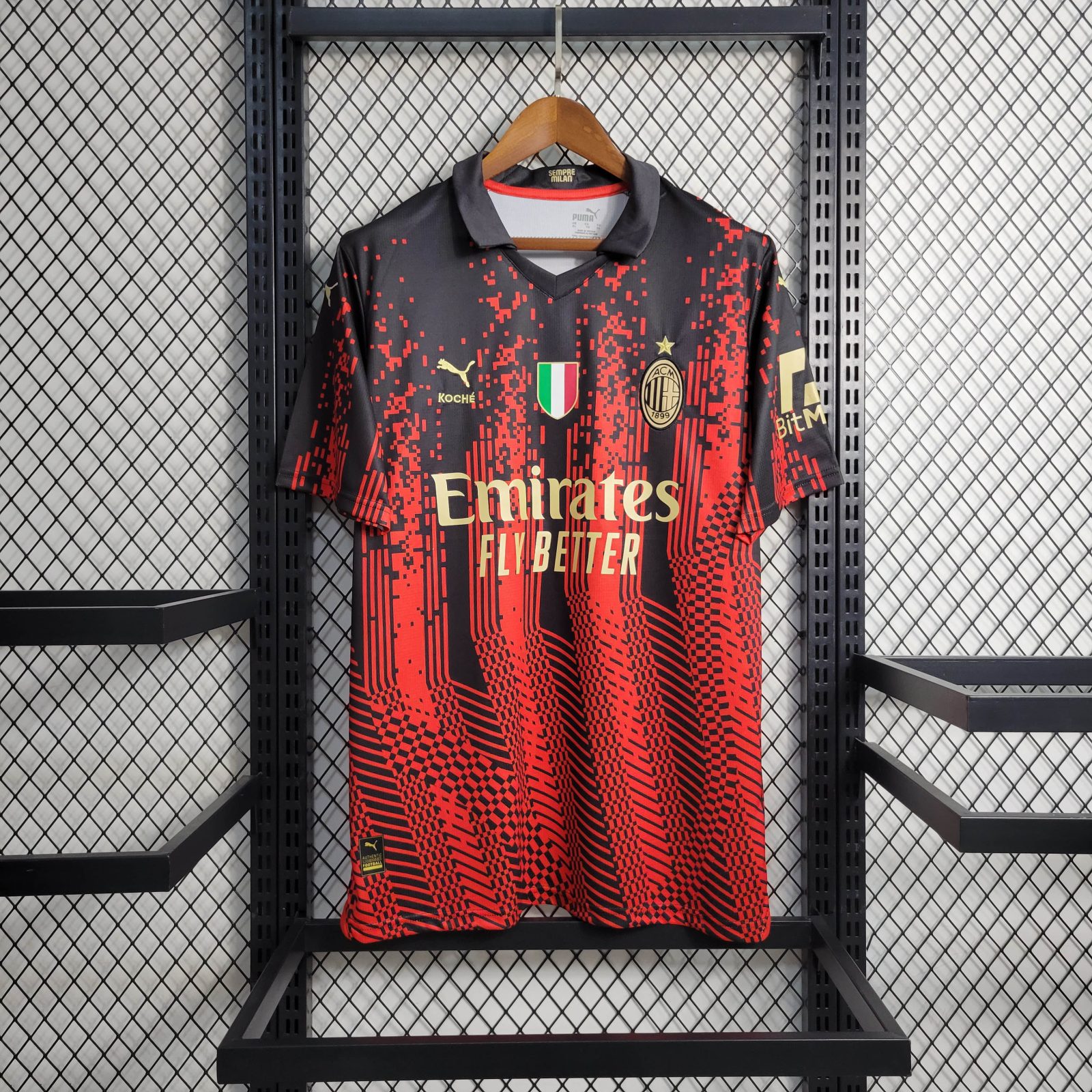 2022/2023 AC Milan Quarta Fora Camisa de futebol Qualidade tailandesa 1:1