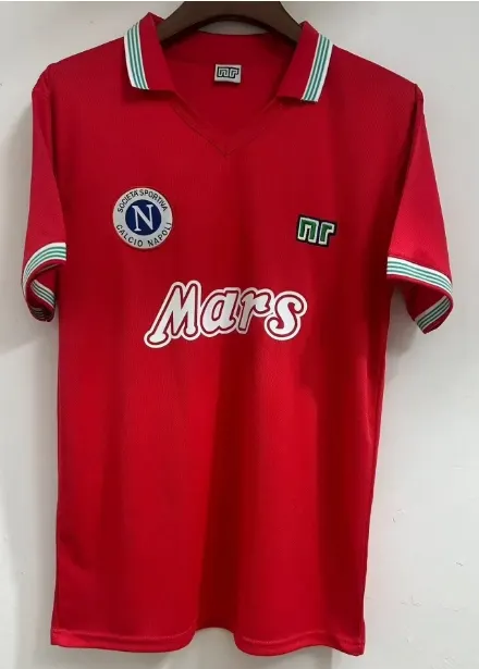 1985/1986 Retro Napoli Trzecia Wyjazdowa Koszulka piłkarska Jakość tajska 1:1