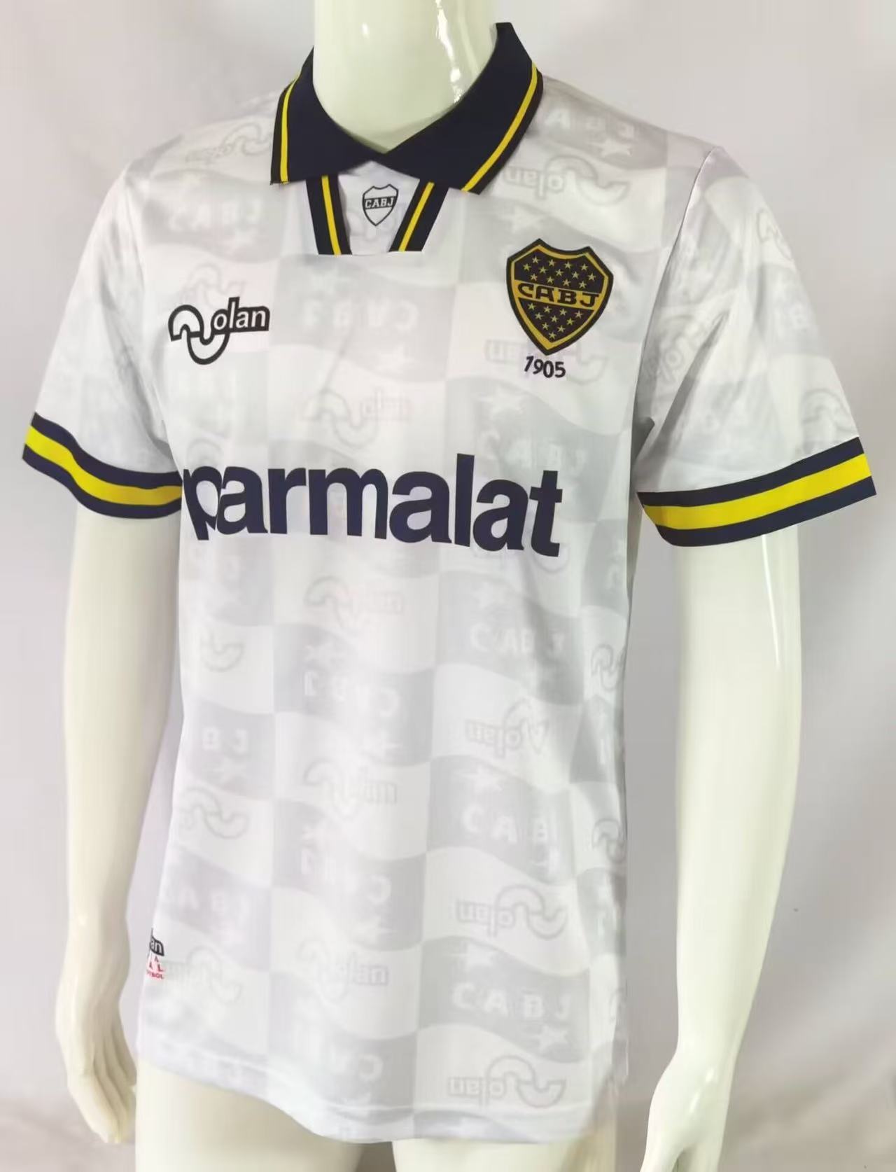 1995/1996 Rétro Boca Juniors Extérieur Maillot de football Qualité thaï 1:1 – Image 3