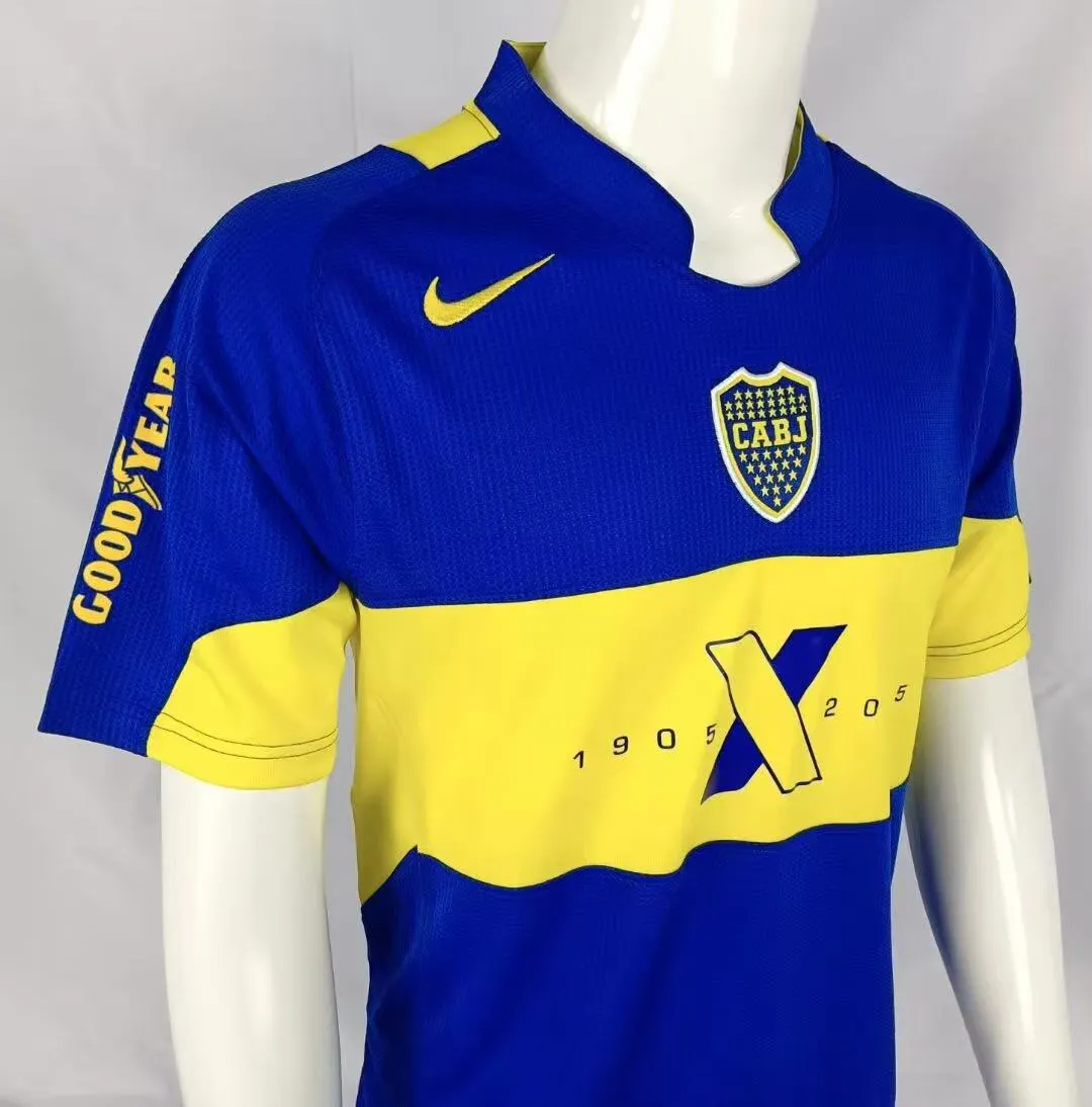 2005 Retro Boca Juniors 100th Jubiläumsedition Fußballtrikot 1:1 Thai-Qualität – Bild 3