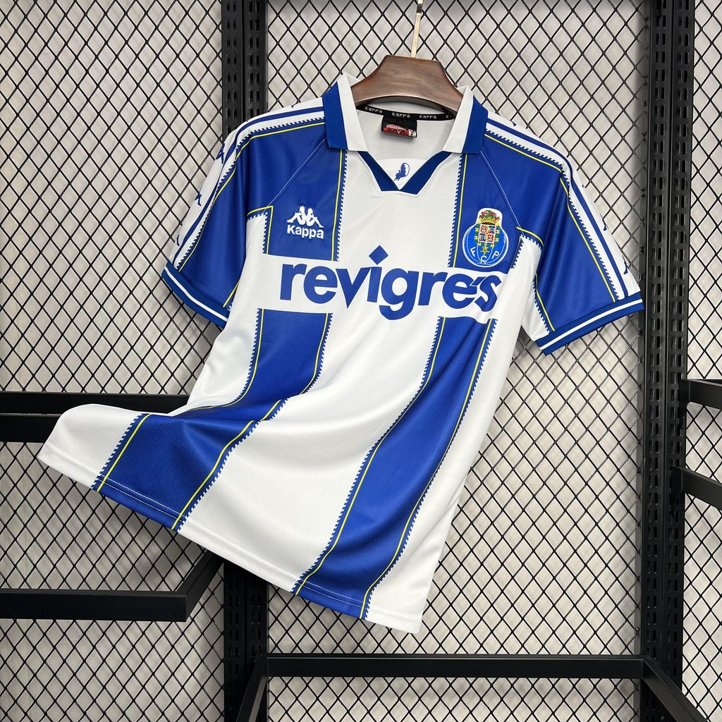 1997/1999 Retrô Porto Casa Camisa de futebol Qualidade tailandesa 1:1