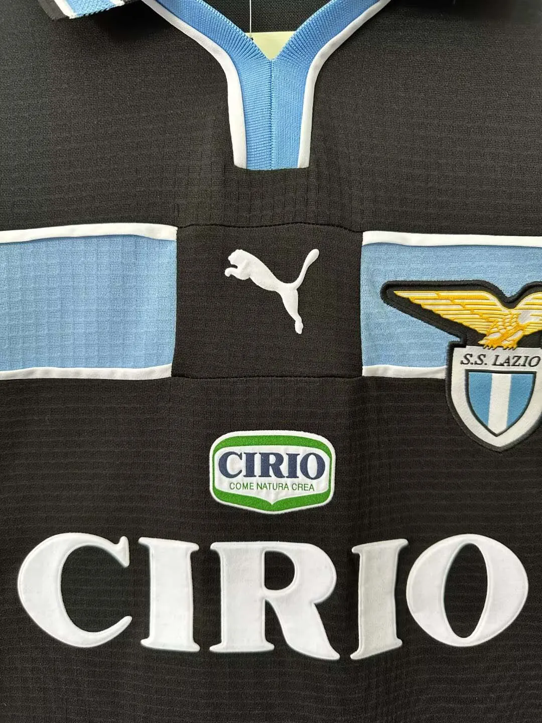 1998/1999 Retro Lazio Deplasman Futbol forması 1:1 Tayland kalitesi - Görsel 6