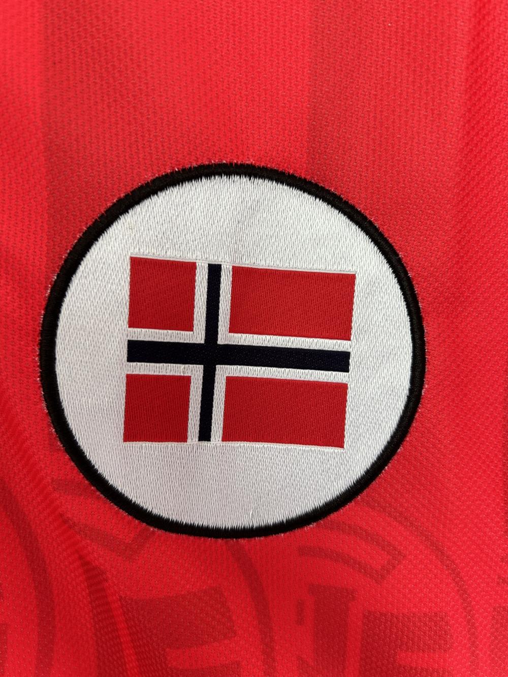 1998-1999 Retro Norwegen Nationalmannschaft Heim Fußballtrikot 1:1 Thai-Qualität – Bild 7