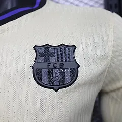 2025/2026 Длинный рукав Barcelona Гостевая Футбольная футболка Тайское качество 1:1 — изображение 5