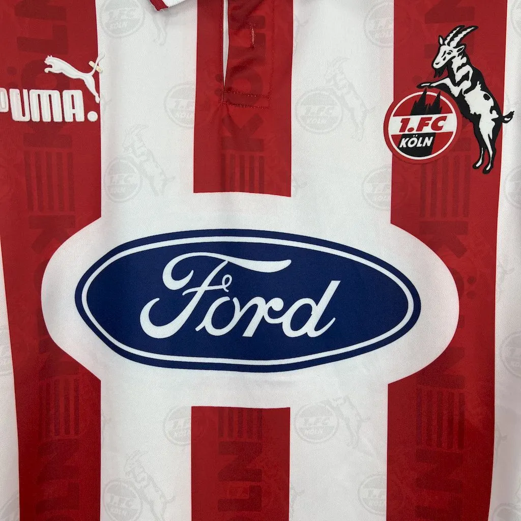 1995/1996 Rétro FC Köln Domicile Maillot de football Qualité thaï 1:1 – Image 5