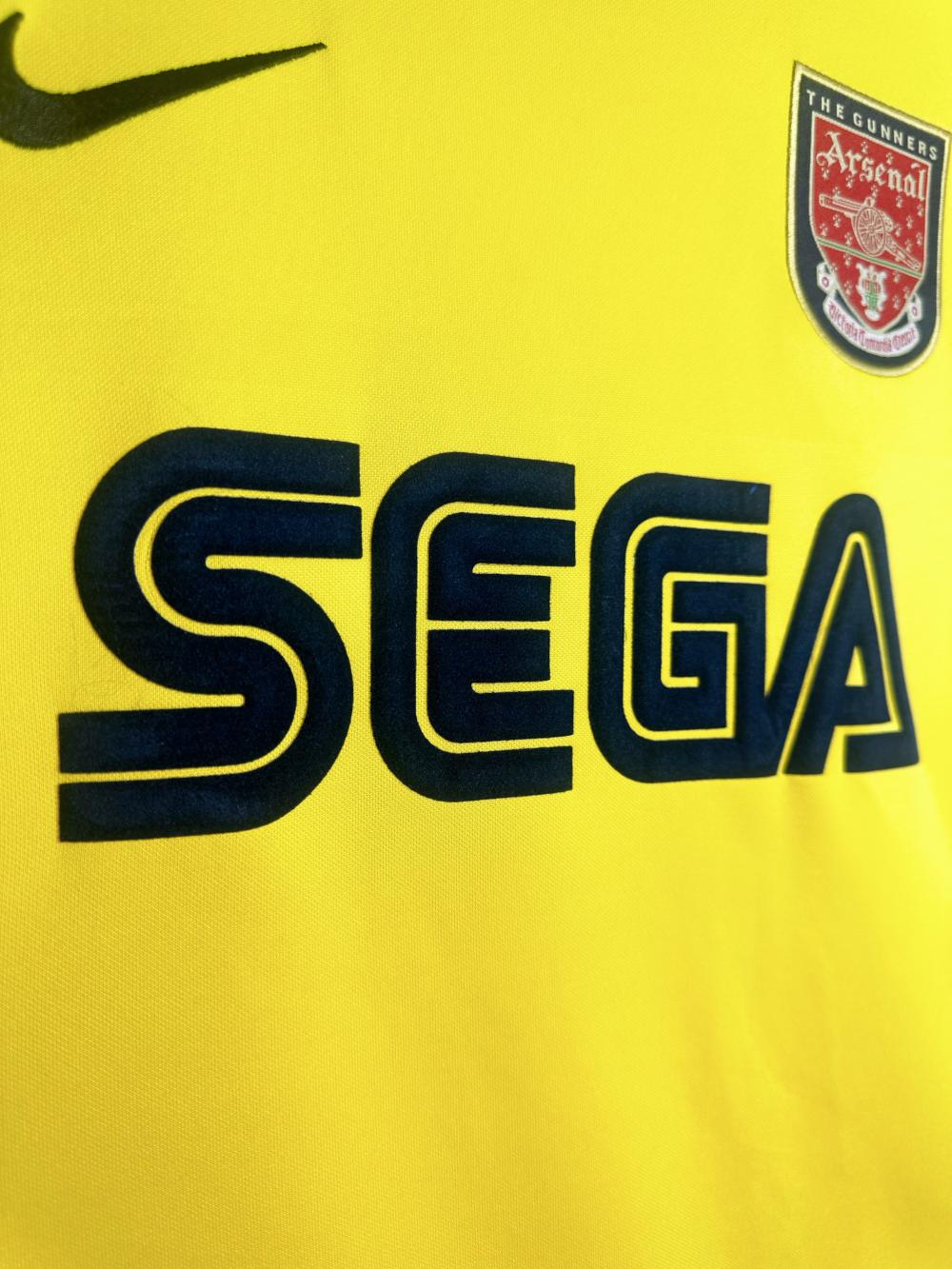 2000-2001 Retro Arsenal Deplasman Futbol forması 1:1 Tayland kalitesi - Görsel 4