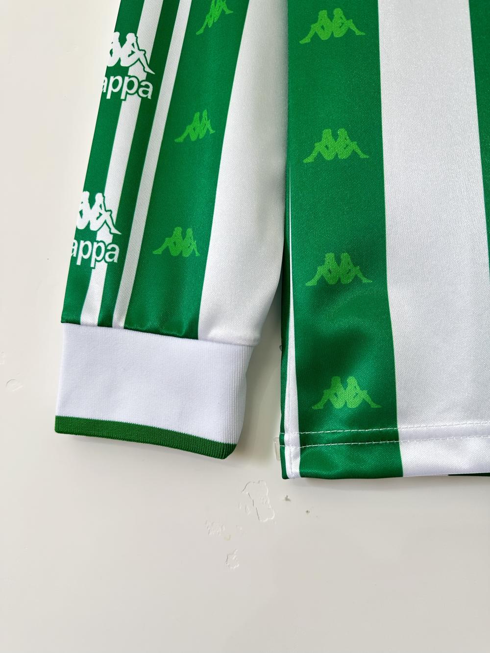 1995/1997 Retro Real Betis Thuis Voetbalshirt Lange mouw 1:1 Thaise kwaliteit - Afbeelding 9
