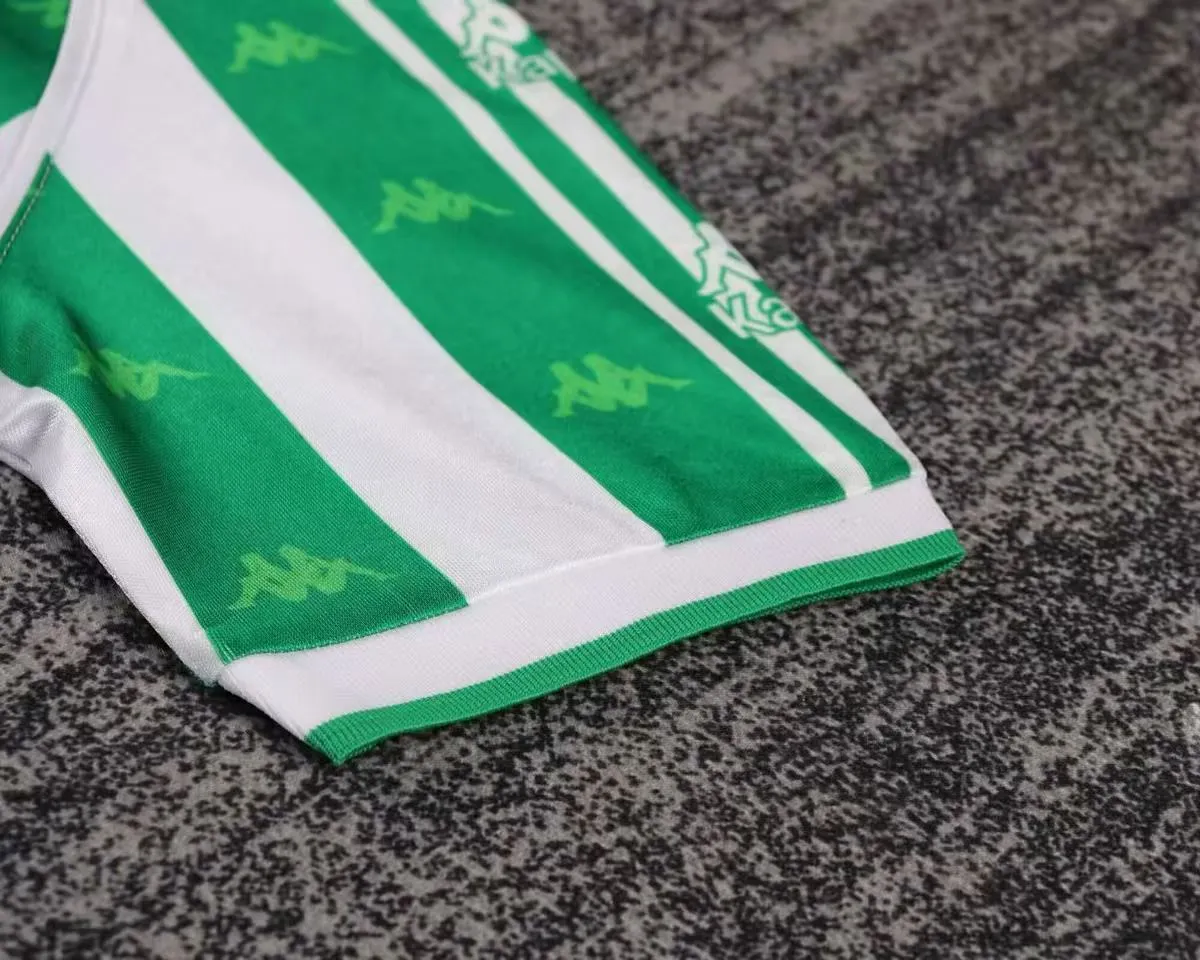 1995-1997 Retro Real Betis Domowa Koszulka piłkarska 1:1 Quality Rozmiar dziecięcy - obrazek 6