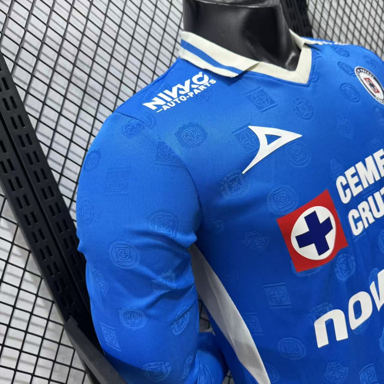 2026/2027 Manica lunga Versione giocatore Cruz Azul Casa Maglia Qualità thai 1:1 - immagine 5