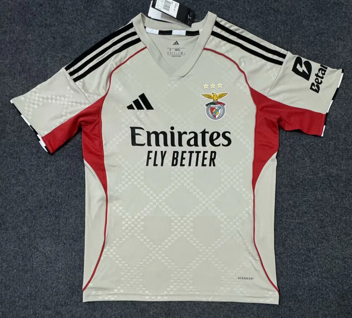 2025/2026 Benfica Fora Camisa de futebol Qualidade tailandesa 1:1