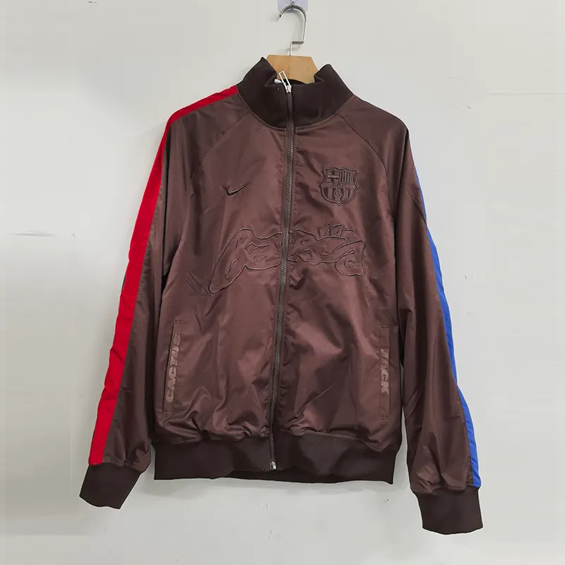 2025/2026 Barcelona Colaboración Chaqueta cortavientos Camiseta Calidad tailandesa 1:1
