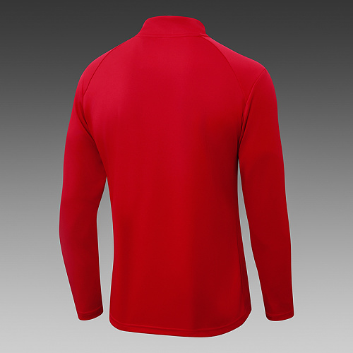 2026/2027 Portugal Half-Pull Training Suit Red Football Shirt 1:1 Thai Quality Set - Image 5