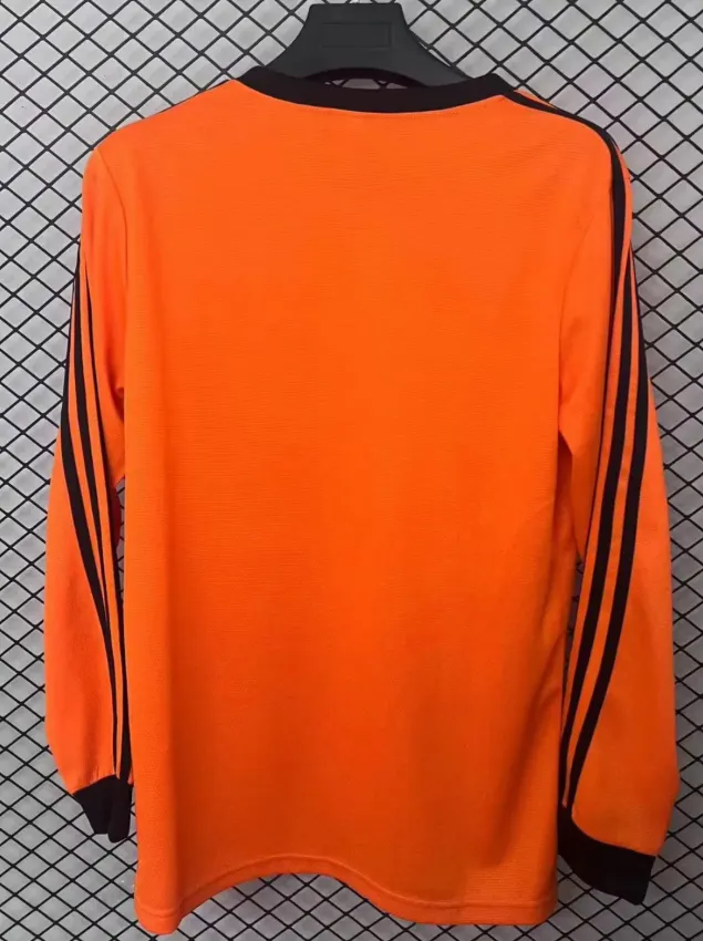 1980 Langarm Retro Niederlande Heim Fußballtrikot 1:1 Thai-Qualität – Bild 2