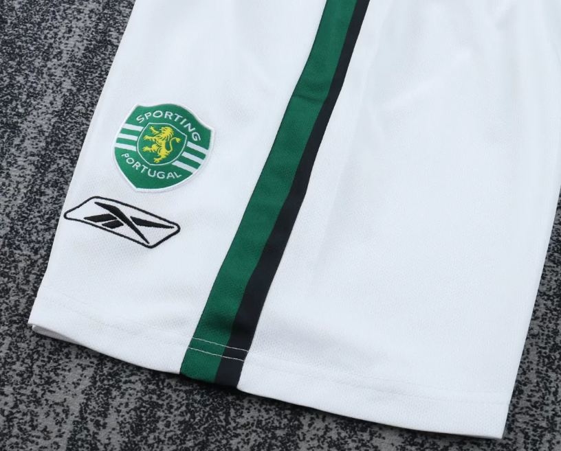 2003/2004 Retro Sporting Lisbon İç saha Futbol forması 1:1 Tayland kalitesi Çocuk bedeni - Görsel 9