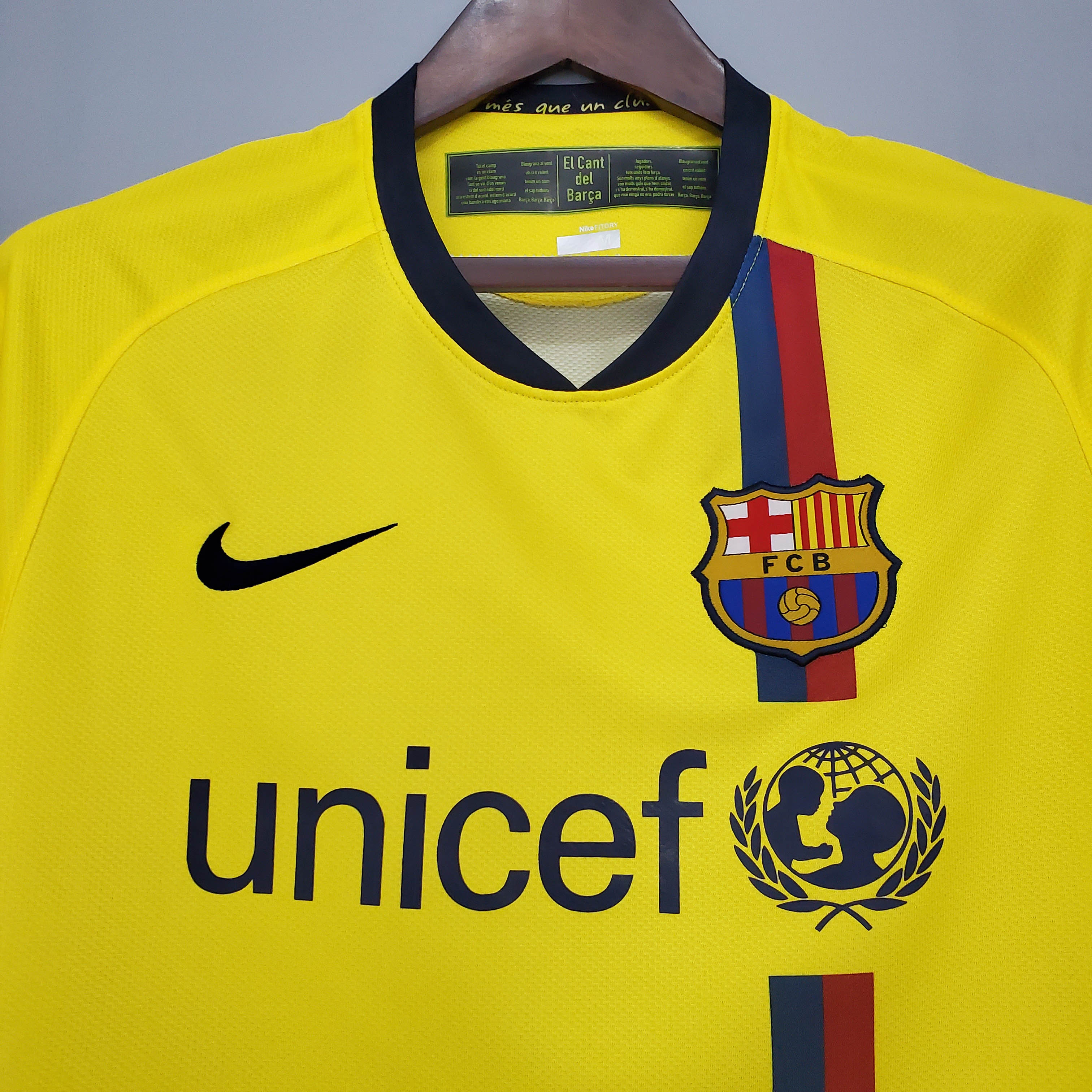 2008/2009 Retro Barcelona Visitante Camiseta de fútbol Calidad tailandesa 1:1 - Imagen 3
