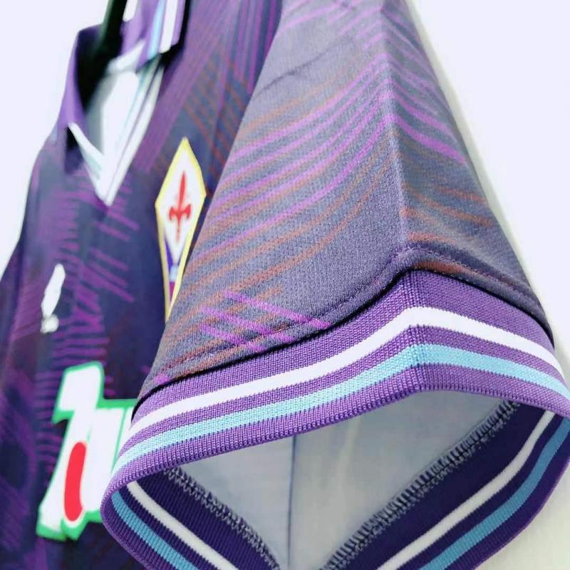 1992/1993 Retro Fiorentina Local Camiseta de fútbol Calidad tailandesa 1:1 - Imagen 5