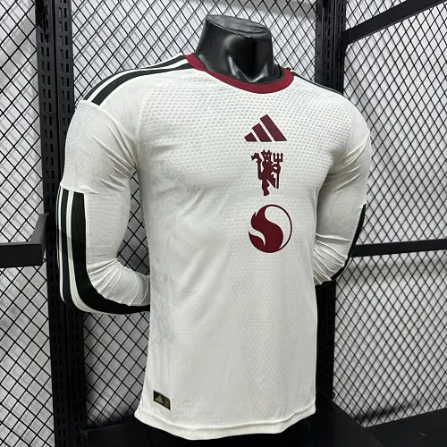 2026/2027 Long Sleeve Player Version Manchester United Third Away Football Jersey 1:1 Thai Quality - Image 4
