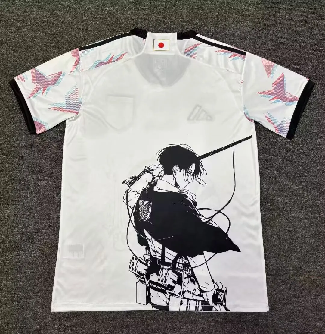 2024/2025 Japan Levi Wit Voetbalshirt 1:1 Thaise kwaliteit - Afbeelding 3