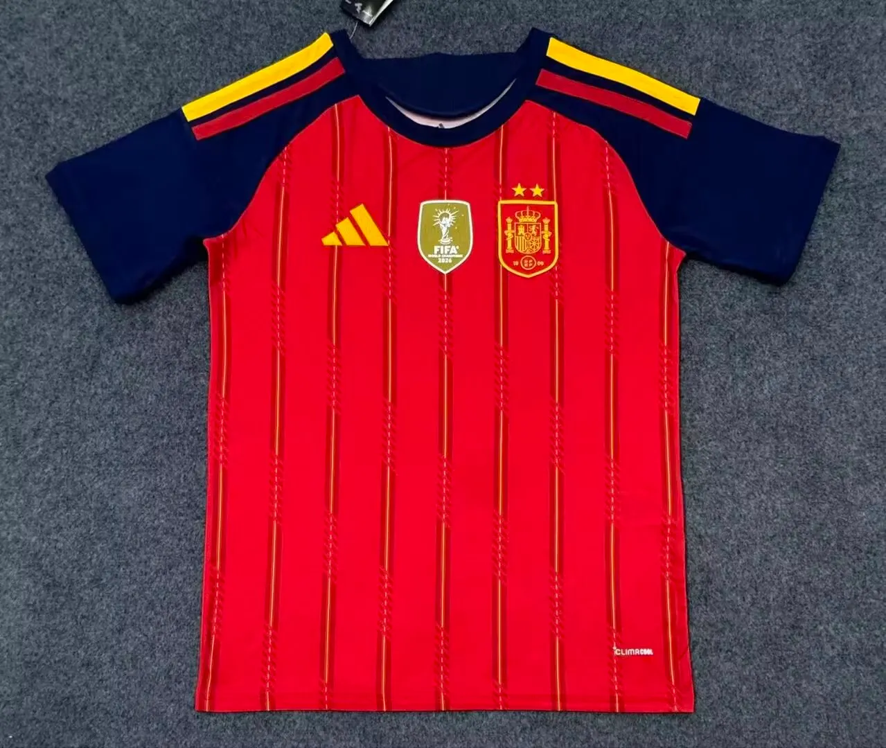 2026-2027 Spanien Heim Championship Edition Fußballtrikot 1:1 Thai-Qualität