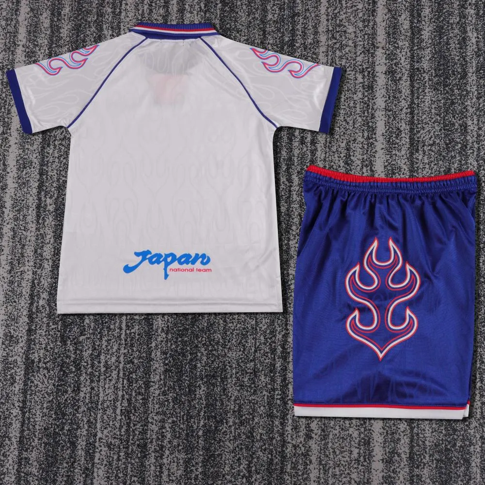 1998 Retrô Japão Fora Camisa de futebol Qualidade tailandesa 1:1 Tamanho infantil - Image 2