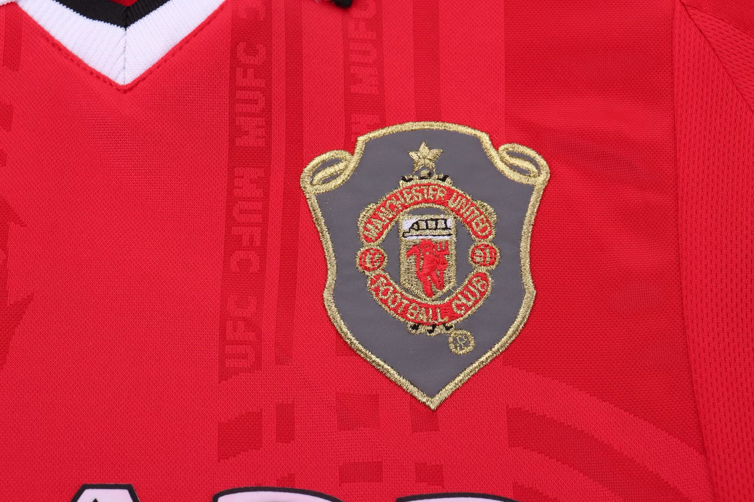 1999/2000 Retro Manchester United Heim Fußballtrikot 1:1 Thai-Qualität Kindergröße – Bild 6