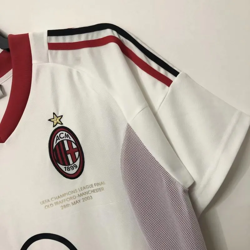 2002/2003 Retro AC Milan Away Football Shirt 1:1 Thai Quality - Image 3