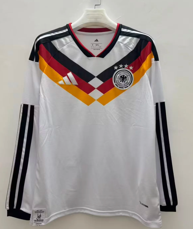 2026 Manga larga Alemania Local Camiseta de fútbol Calidad tailandesa 1:1