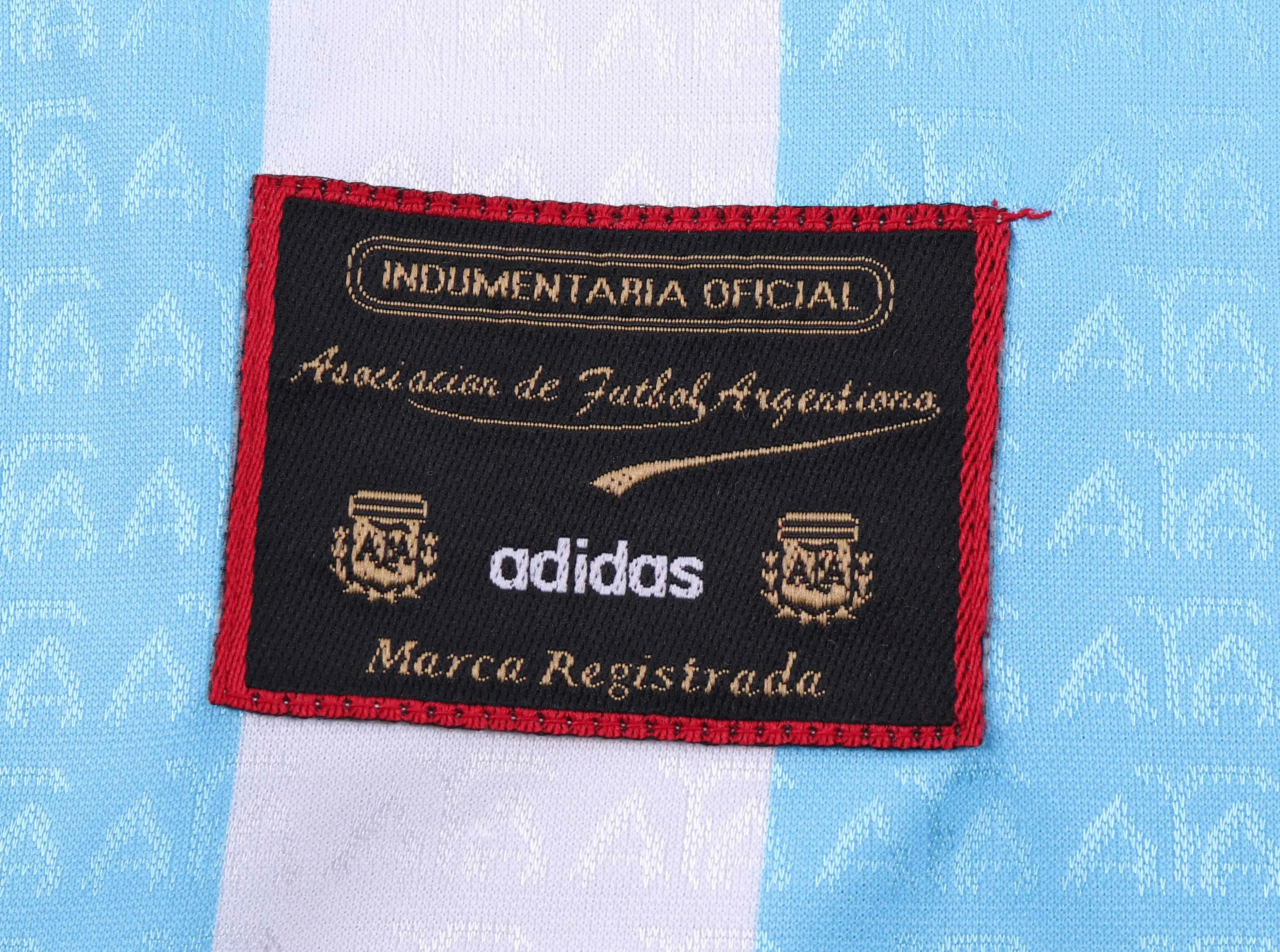 1996-1997 Retro Argentinien Nationalmannschaft Heim Trikot 1:1 Thai-Qualität Kindergröße – Bild 12